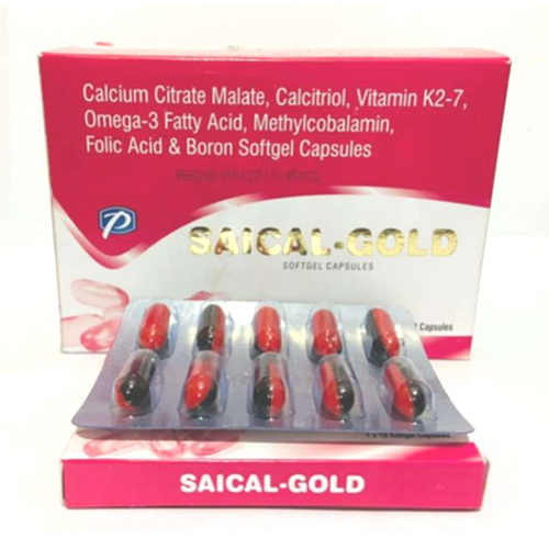 Calcium Citrate Malate And Boron Softgel Capsules