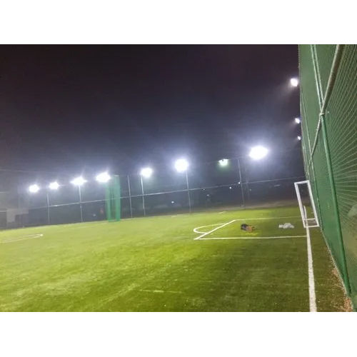 Red Futsal Cage With Turf