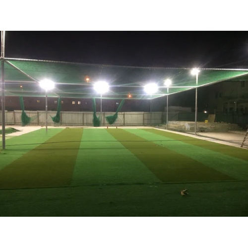 Green Artificial Cricket Pitch