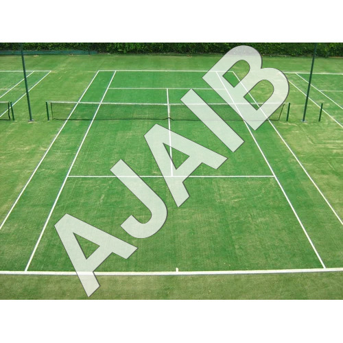 Tennis Court Flooring - Metal Material, Customizable Shapes, Different Sizes, Vibrant Green Color | Environmentally-Friendly, Durable for Multiple Sports
