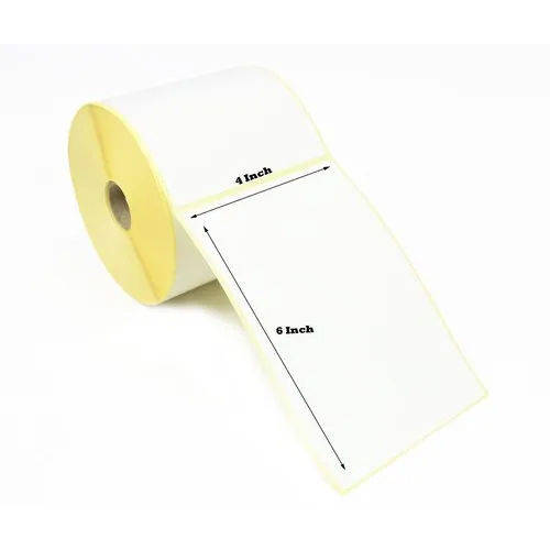 White Direct Thermal Shipping Labels