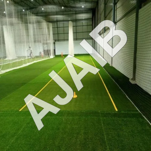 Indoor Cricket Stadium - Cricket Artificial Grass, Various Colors | Highly Durable Indoor Sports Facility for Cricket, Futsal, and More