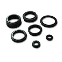15mm Carbon Sealing Rings - Carbon/graphite Material, Hardness 40-50 Shore A, Pressure 300 Bar, Compressive Strength 240mpa, Bellow Seal Style