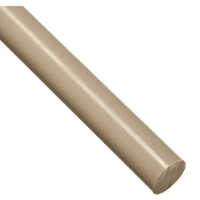 Natural Peek Rod - Material: Biocompatible Polymer, Diameter: 5mm To 180mm | Features: Lightweight, Corrosion Protection, Customized Size, Warranty Available
