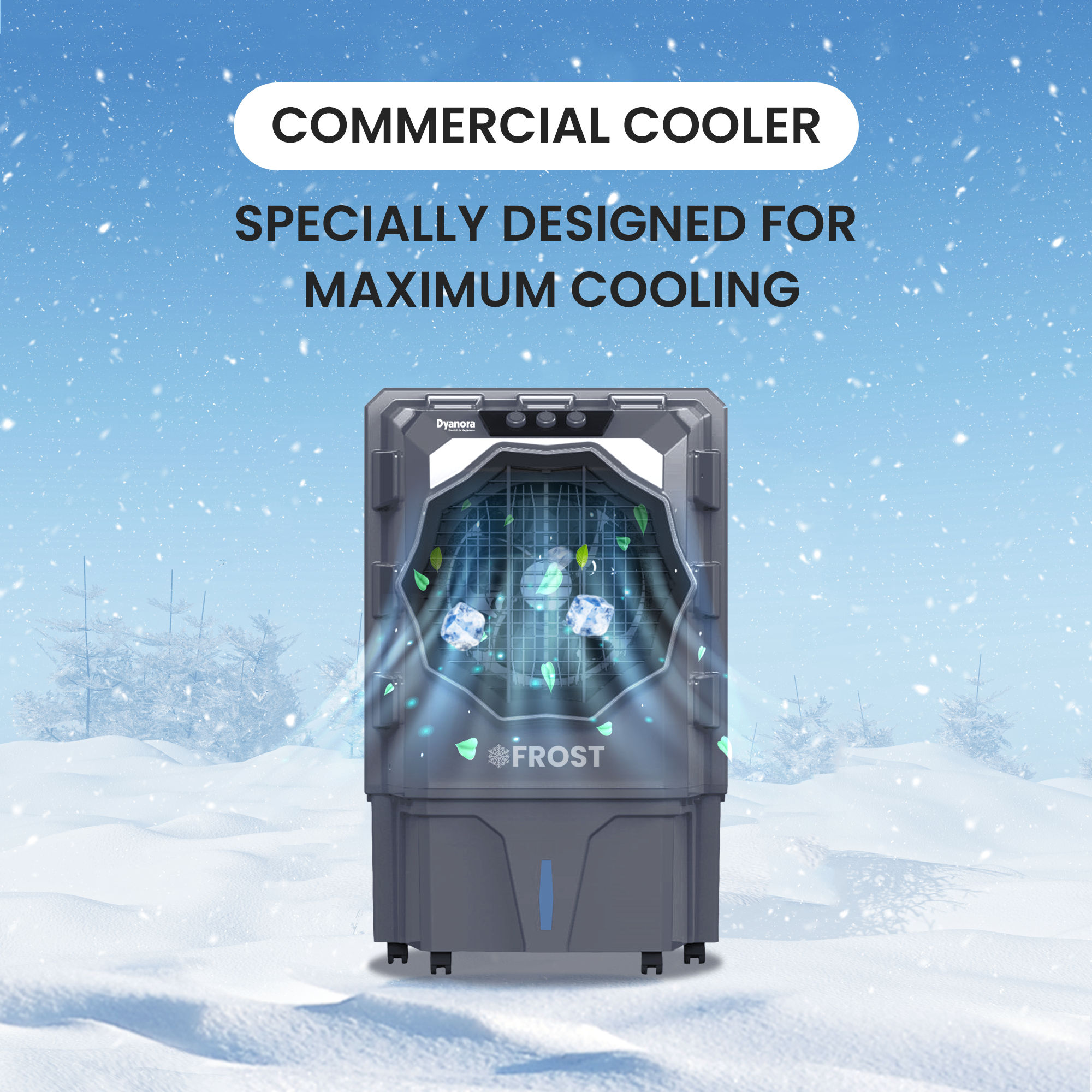 Dyanora 150 L Desert Air Cooler Frost technology (DY-CL150-01-GR)