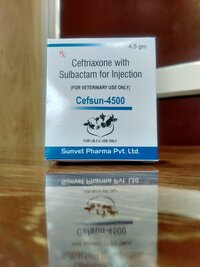 CEFTRIAXONE WITH SULBACTAM 4500 MG VETERINARY INJECTION