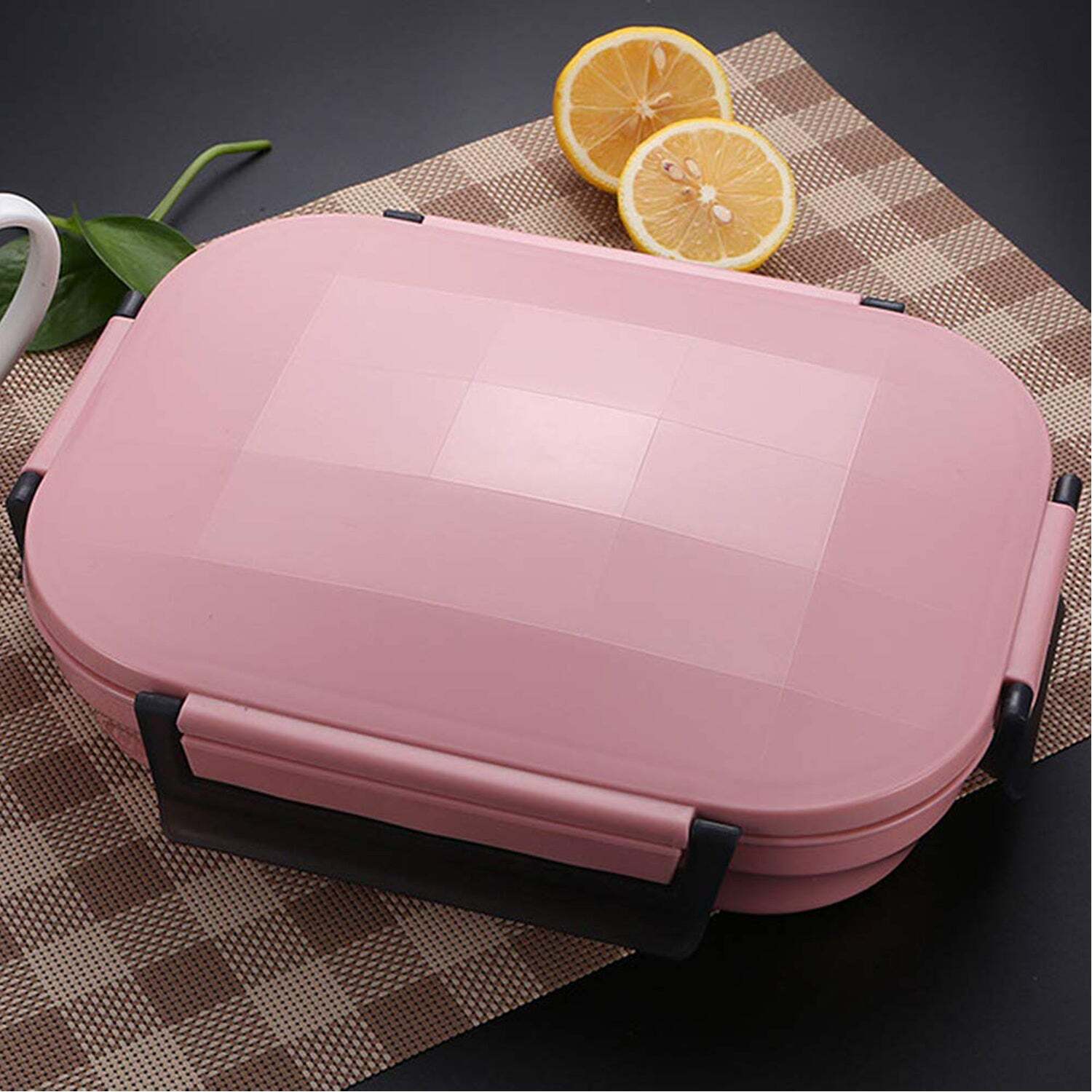 LUNCH BOX FOR KIDS AND ADULTS STAINLESS STEEL LUNCH BOX WITH 3 COMPARTMENTS (2975)
