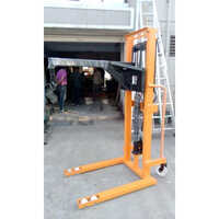 Yellow Hydraulic Pallet Stacker