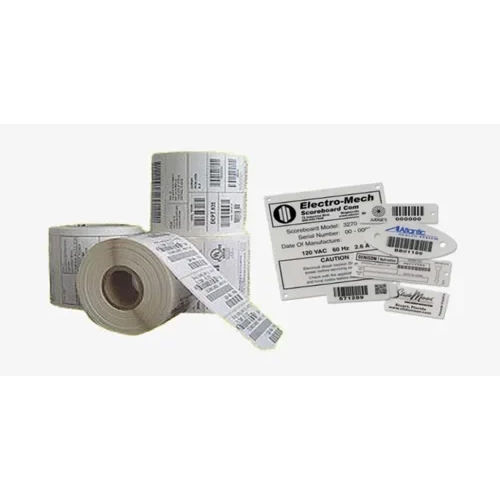 White Plain Barcode Labels