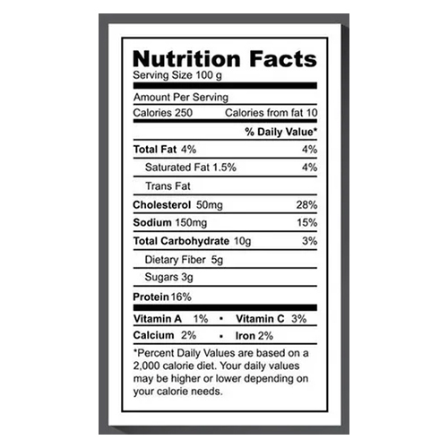 Self Adhesive Food Labels