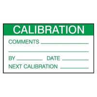 Customized Calibration Labels - Color: Multicolor