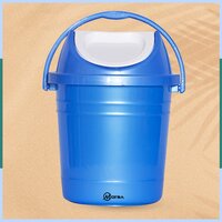 Plastic Swing Lid Dustbin - Capacity: 11-15 Ltr