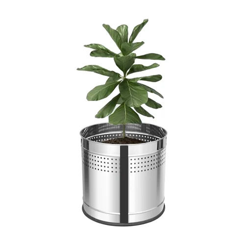 Round Shape Stainless Steel Planter Pots