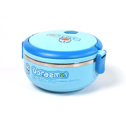 SINGLE LAYER DORAEMON STEEL LUNCH BOX HIGH QUALITY PREMIUM LUNCH BOX FOR OFFICE and SCHOOL USE (2874A)