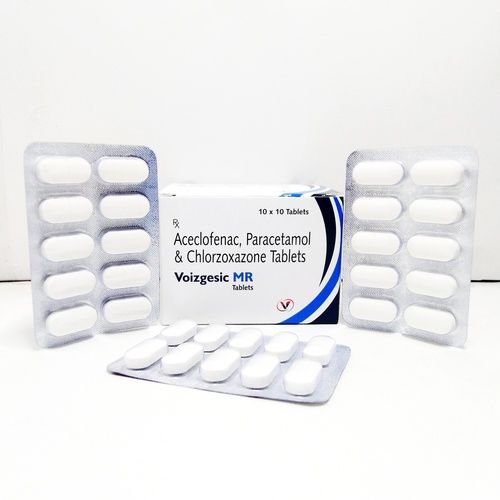 Aceclofenac 100mg Paracetamol 325mg Chlorzoxazone 250mg General Medicines