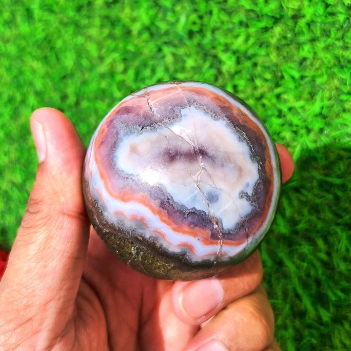 Amethyst lace Agate Sphere For Home Decoration