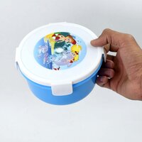 ROUND SHAPED LUNCH BOX USED BY VARIOUS TYPES OF PEOPLES FOR STORING THEIR LUNCH AND HAVE A PERFECT HOT MEAL AT ANYWHERE (2746)