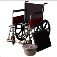 Comfort Wheelchair with Commode Vissco 0969