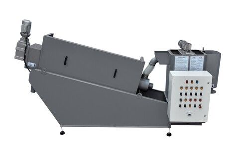 Automatic Screw Press Sludge Dewatering Machine
