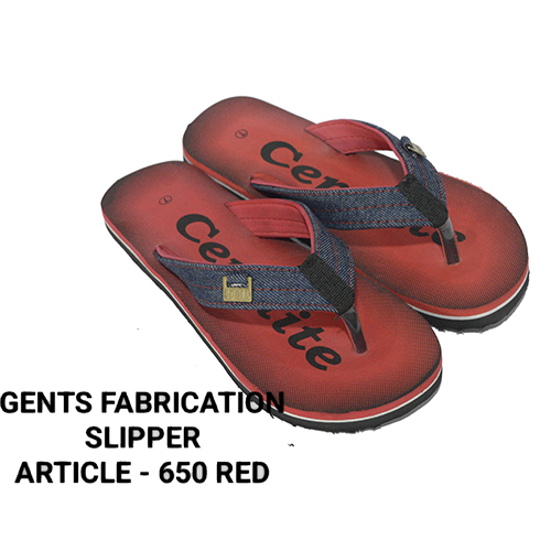 Red Gents Fabrication Slipper