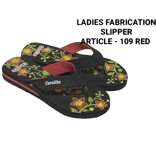 Red Ladies Fabrication Slipper