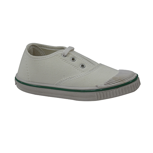 Tennis White School Shoe