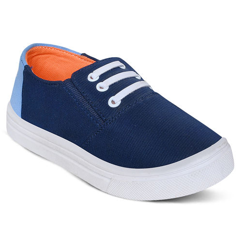 Kids Blue Loafer Shoes