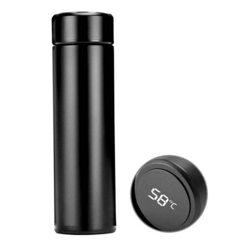 DOUBLE STAINLESS STEEL WALL SMART FLASK WATER BOTTLE ( B GRADE ) (0726B)