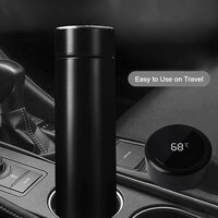 DOUBLE STAINLESS STEEL WALL SMART FLASK WATER BOTTLE ( B GRADE ) (0726B)