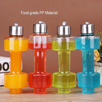 Plastic water Dumbbells Bottle