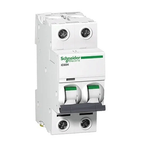 White 2 Pole Mcb Switch