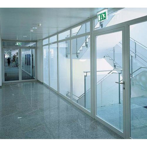 High Grade Aluminium Partitions - Commercial Grade, Polished Finish, Hard Structure, Easy to Install, Durable Warranty