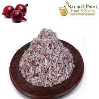 Dehydrated Red Onion Flakes - Grade A, Pink Color, 100% Purity | Drying Process: Food Dehydrators, Shelf Life: 1-2 Years, Dried Style