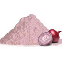Red Onion Powder - 100% Pure & Natural, Finely Ground Bright Pink Powder with Strong Aroma and Flavorful Taste, Ideal for Soups, Sauces, and Salads