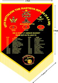 Printed Flags - Color: As Per Customer