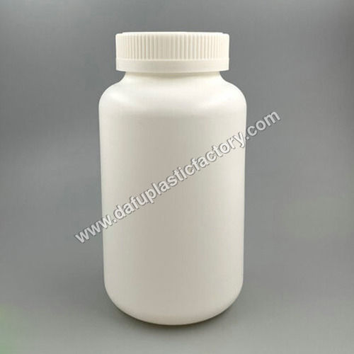 Plastic Products Hdpe 500Ml Pill Tablet Plastic Vitamin Bottle With Caps Dimension (L*W*H): 78*148 Millimeter (Mm)