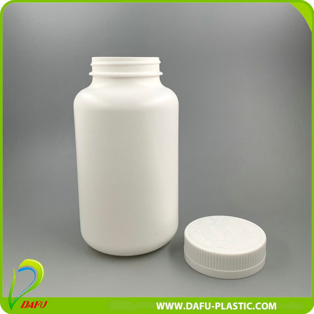 Plastic Products HDPE 500ml Pill Tablet Plastic Vitamin Bottle with Caps
