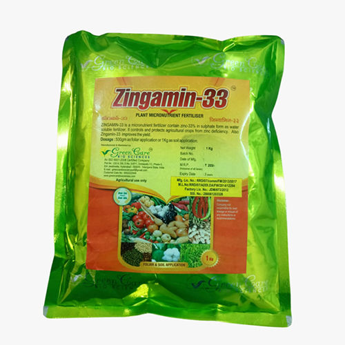 Zingamin-33 Plant Micronutritient Fertilizer Powder