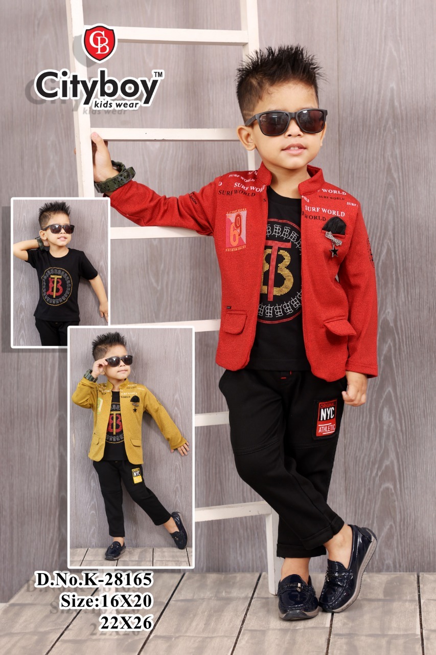 Boys Designer T Shirt With Pant