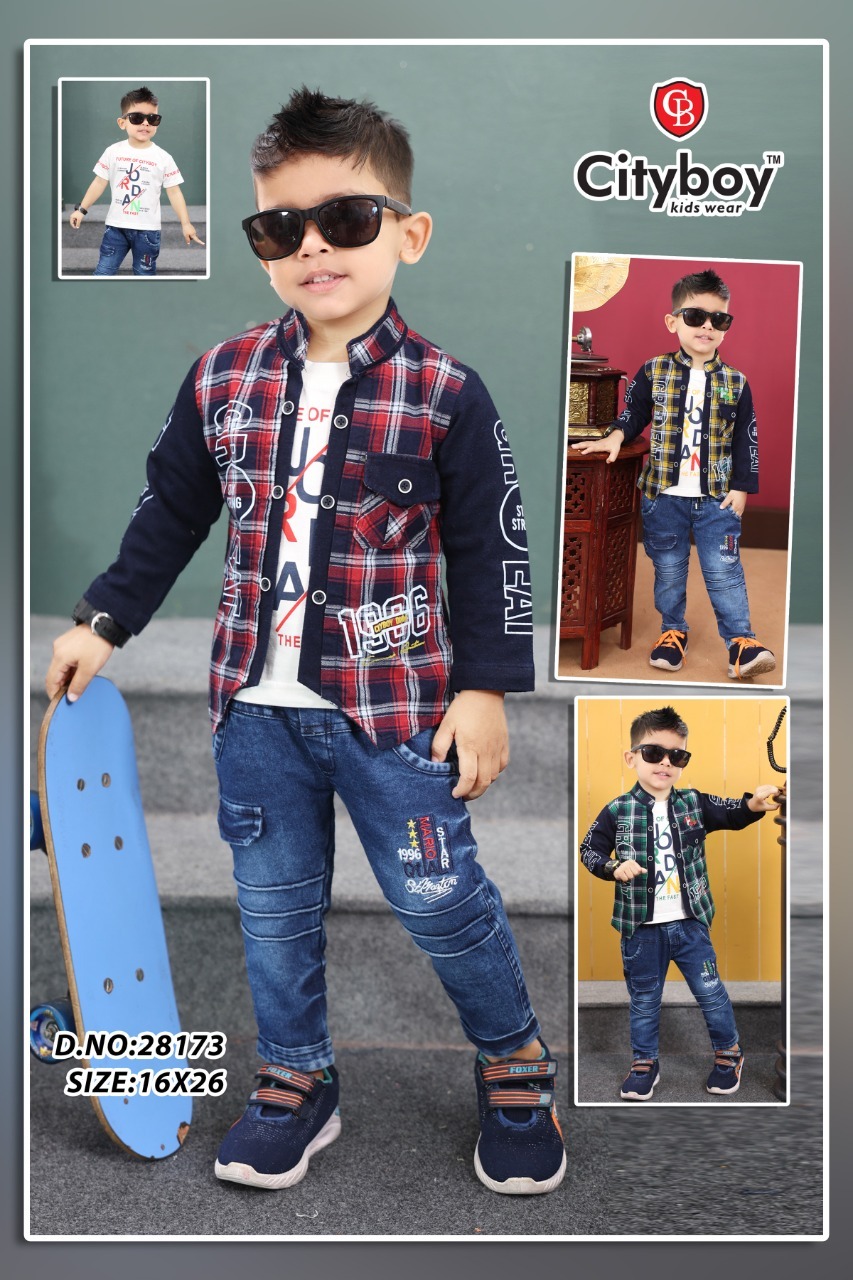 Boys Designer T Shirt With Pant