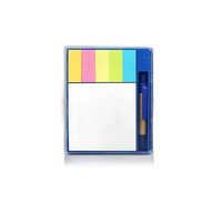 Sticky Notes Writing Pad And Pen - Paper Material, Different Sizes Available, Blue Rectangular Design, 3 Usb Ports For Enhanced Functionality