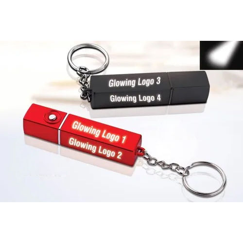 Powerglow 4 In 1 Square Keychain