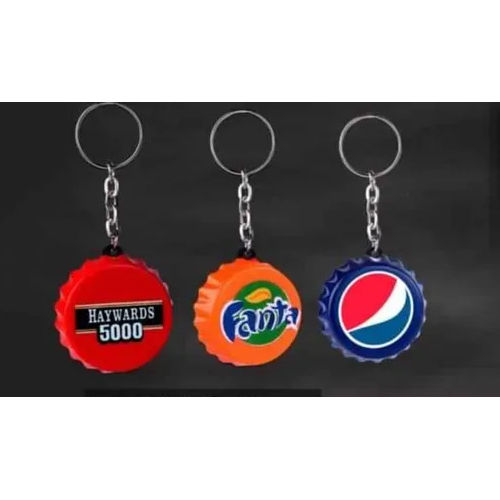 Different Available Crown Shape Keychain With Bottle Opener