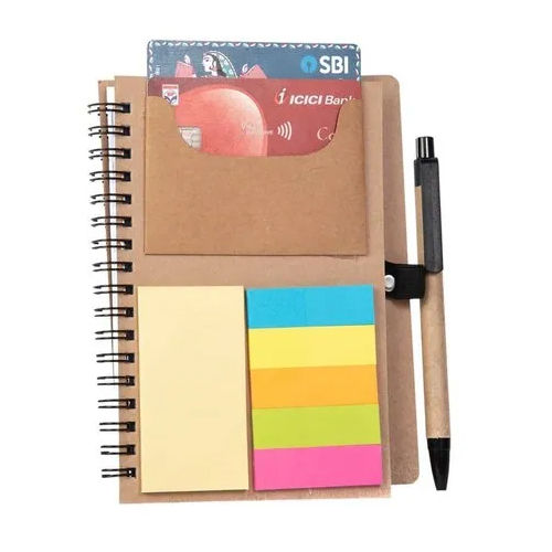 Brown Eco Friendly Sticky Pad Notebook