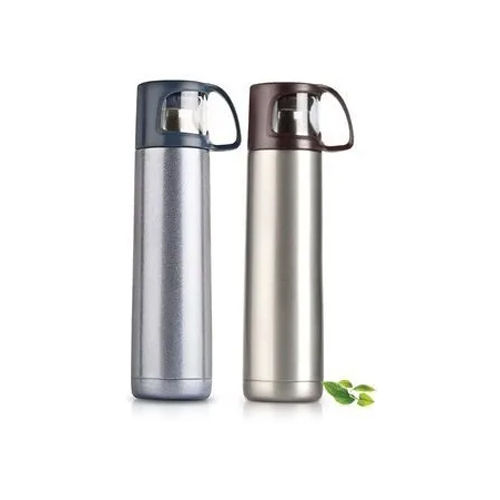 Silver Flick Top Vacuum Sipper