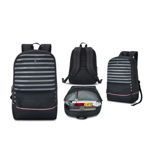 Tommy Hilfiger Black Laptop Backpack