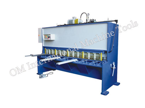 Hydraulic Shearing Machine - Cast Iron, Sky Blue | 1 Year Warranty, Automatic Operation