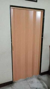 Metal Pvc Folding Plain Door