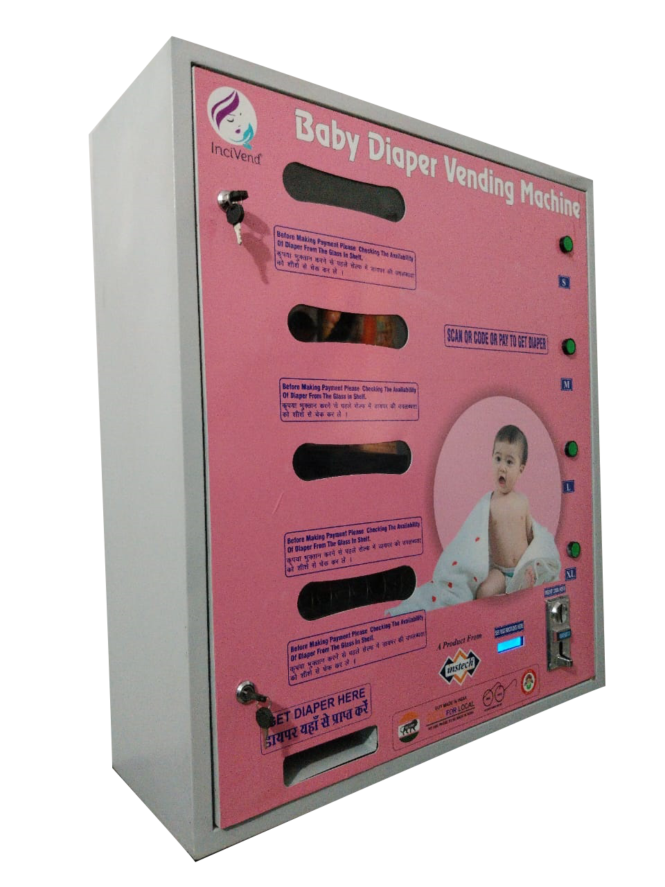 Baby Diaper Vending Machine