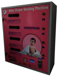 Baby Diaper Vending Machine